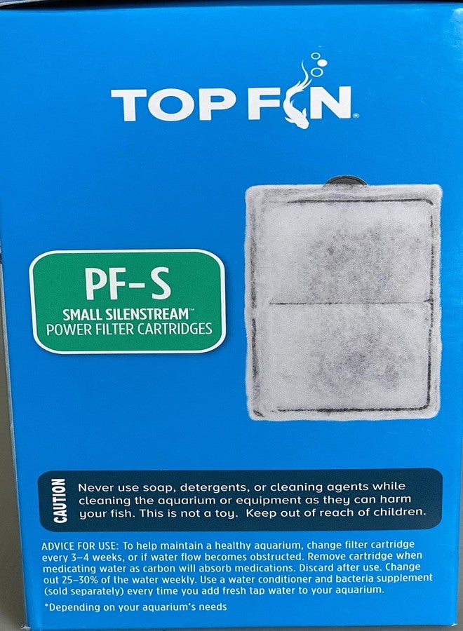 Top Fin عبوات إعادة تعبئة فلاتر Top Fin Silenstream PF-S الصغيرة (6 قطع) لمرشحات الطاقة PF10 (5.5 بوصة × 3.1 بوصة) - Image 2